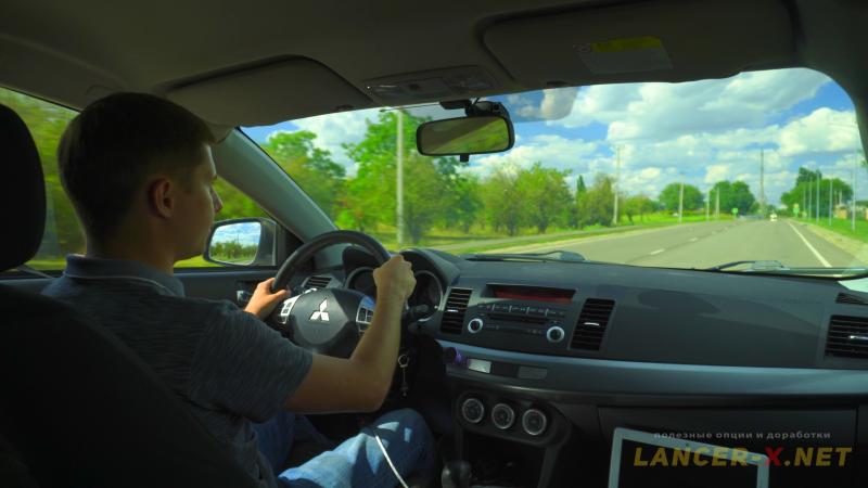 Acceleration measurement from 0 to 100 km/h on Lancer X