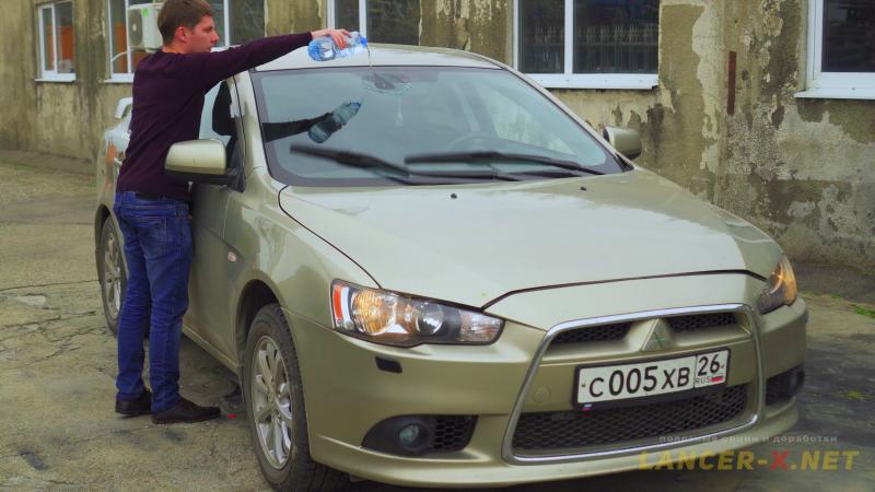 Installation, activating and adaptation of rain and light sensor on Mitsubishi Lancer X