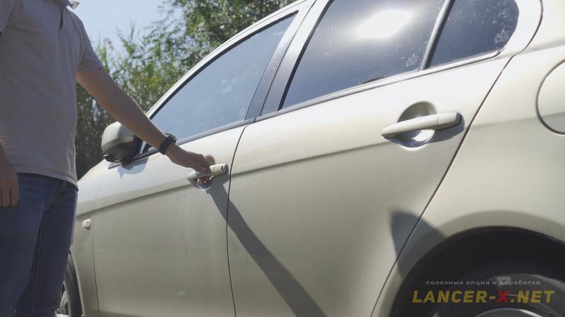 Installation of keyless access (KOS) on Mitsubishi Lancer X
