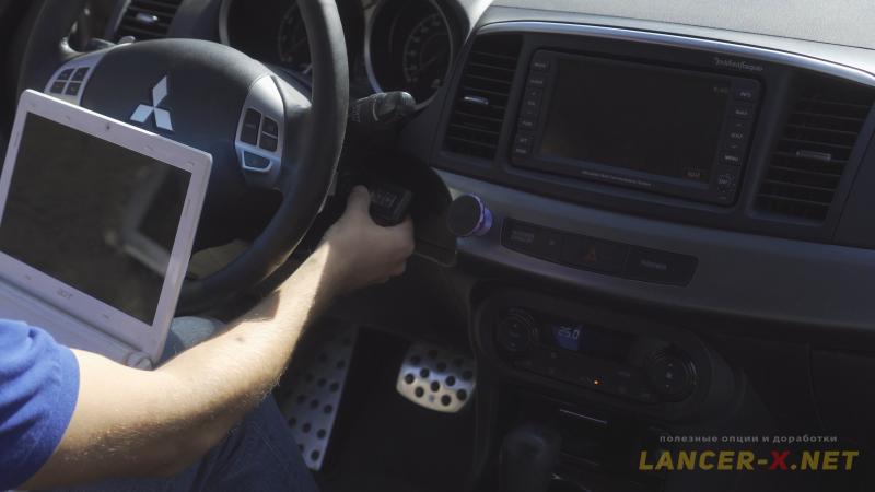 Writing of additional keys on Mitsubishi Lancer X