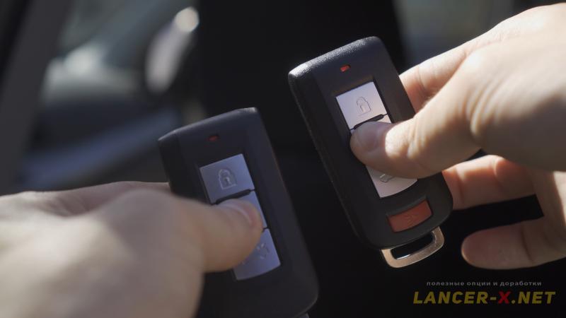 Writing of additional keys on Mitsubishi Lancer X